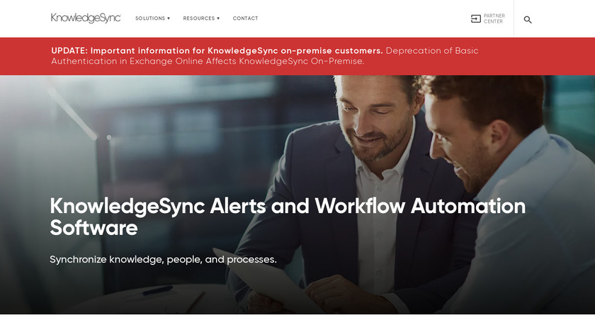 KnowledgeSync Landing Page