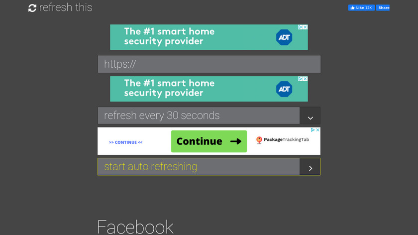 RefreshThis Landing Page