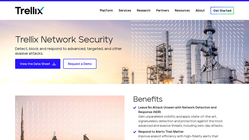 FireEye Network Security and Forensics Landing Page