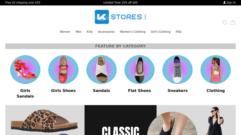 K-Store Landing Page