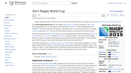 Rugby World Cup 2015 image