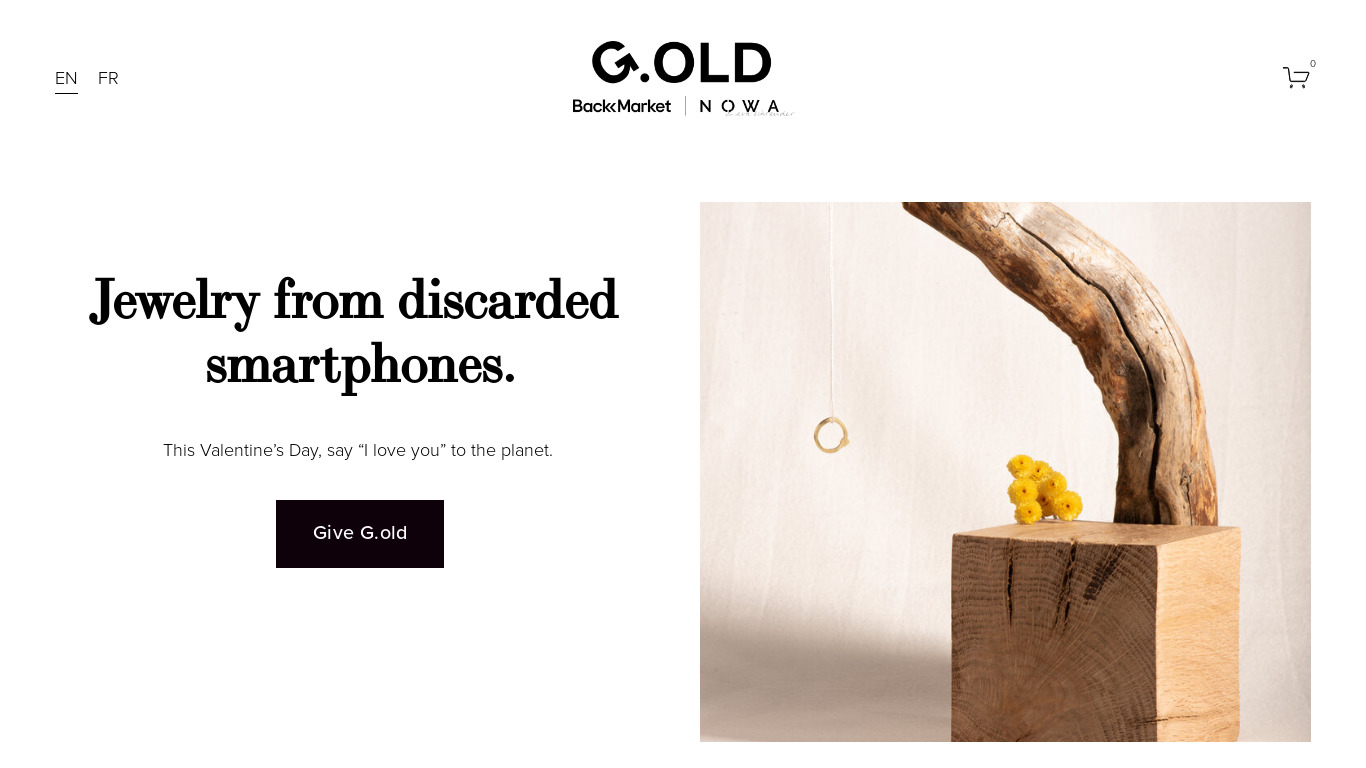 gold.backmarket.com G.old Landing page