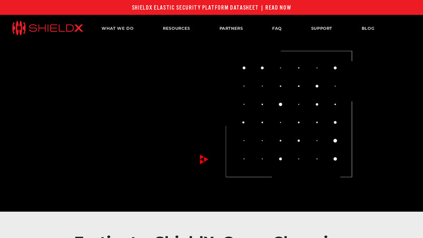ShieldX Landing Page