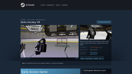 Skills Hockey VR image