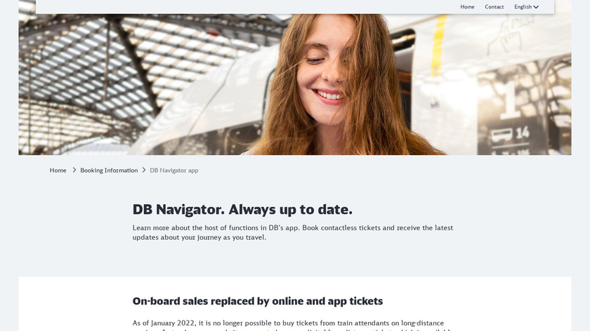 DB Navigator Landing Page
