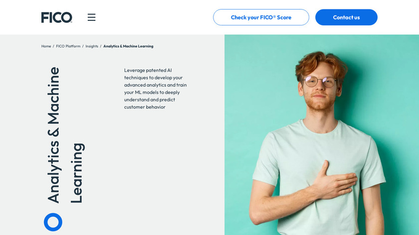 FICO Analytics Landing Page