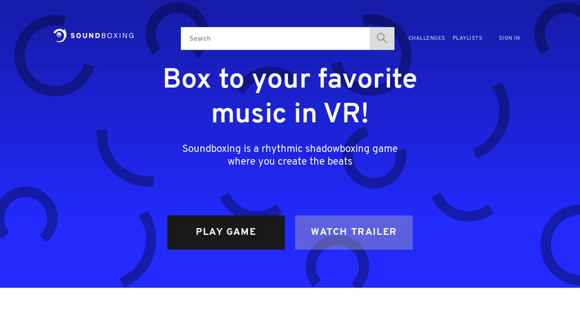 Soundboxing Landing Page