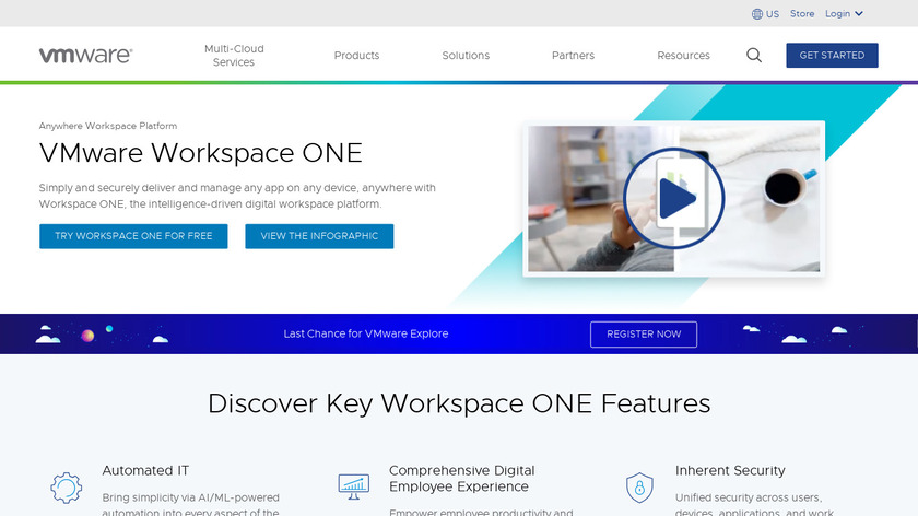 Workspace ONE Landing Page