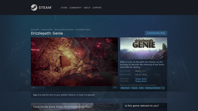 Drizzlepath: Genie Landing Page