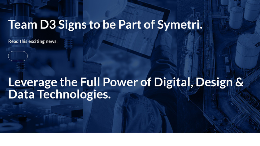 D3 Technologies Landing Page