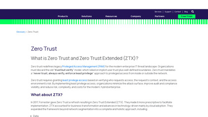 Centrify Zero Trust Privilege image