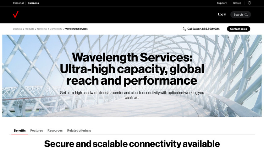 Wavelength Services Landing Page