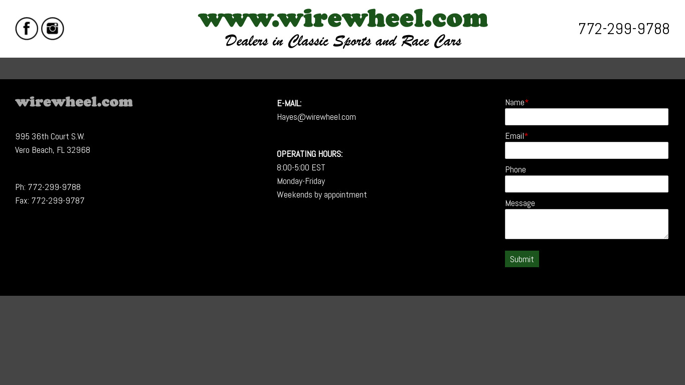 WireWheel Landing page