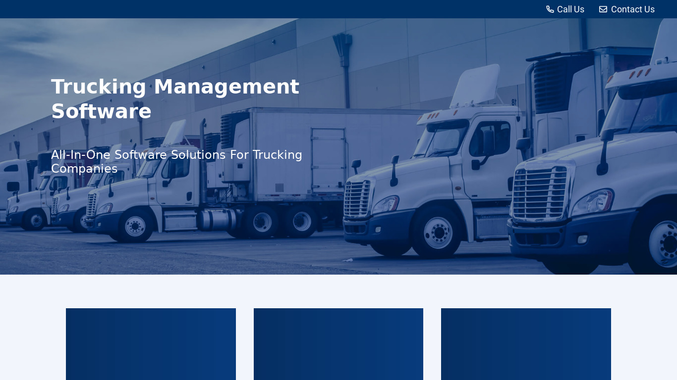 FreightDATA Landing page