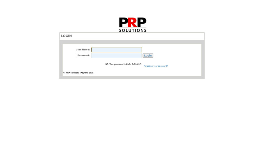 PRPsolutions Landing Page
