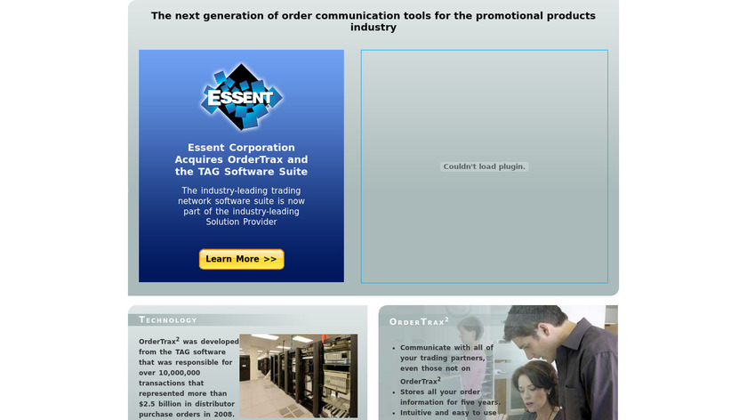 OrderTrax Landing Page