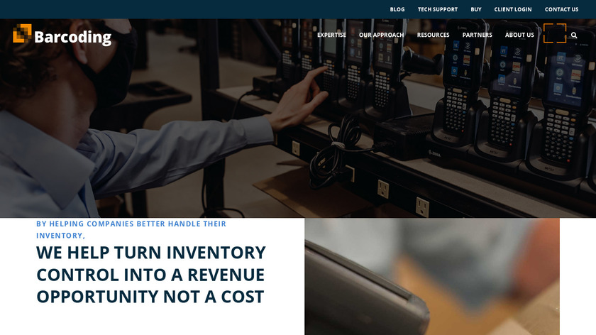 Barcoding Voice Picking Landing Page