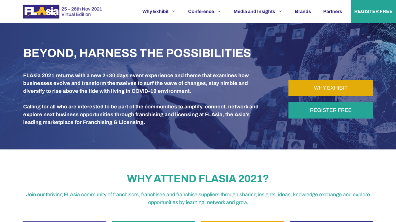 Flasia Landing page
