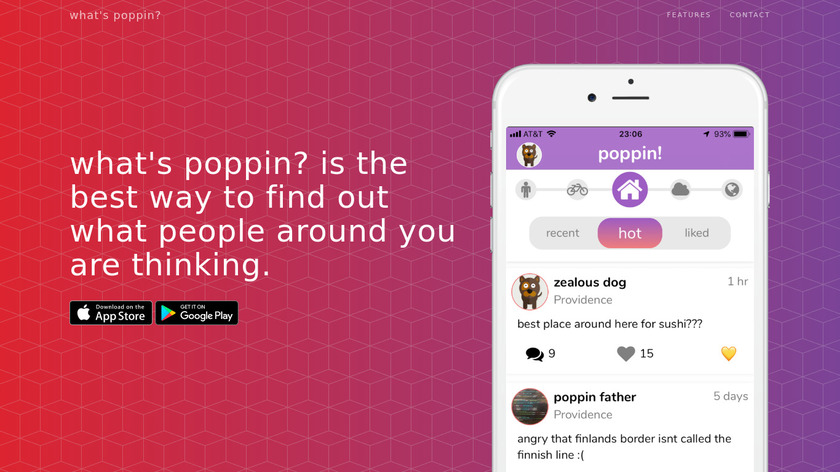 What's poppin? Landing Page