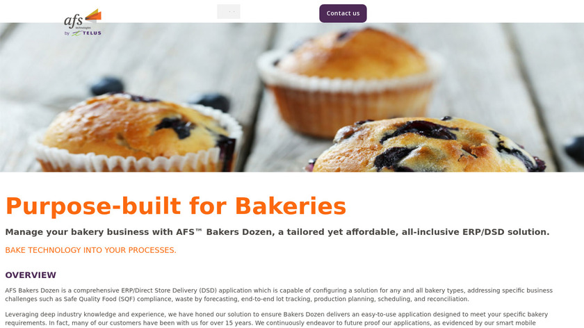 AFS Bakers Dozen Landing Page