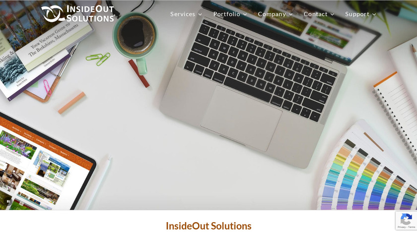 InsideOut Solutions Inc. Landing Page
