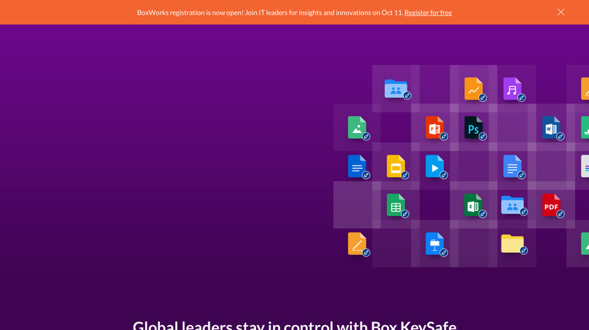 Box KeySafe Landing Page