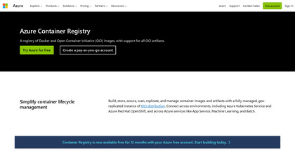 Azure Container Registry image