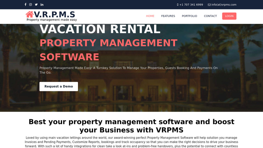 VRPMS Landing Page