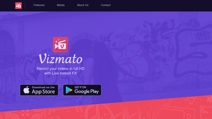 Vizmato Landing Page