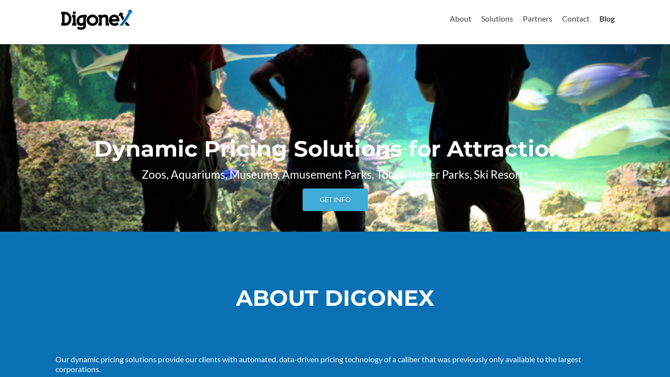 Digonex Landing page
