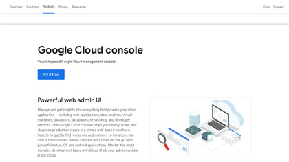 Google Cloud Console image