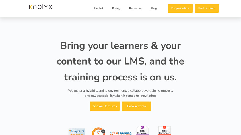 Knolyx Landing Page