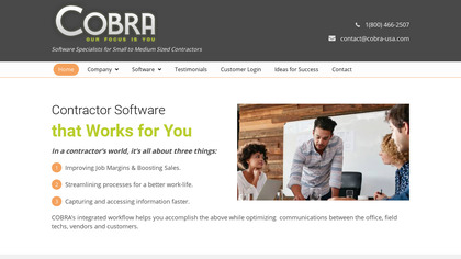 COBRA Contractors Software image