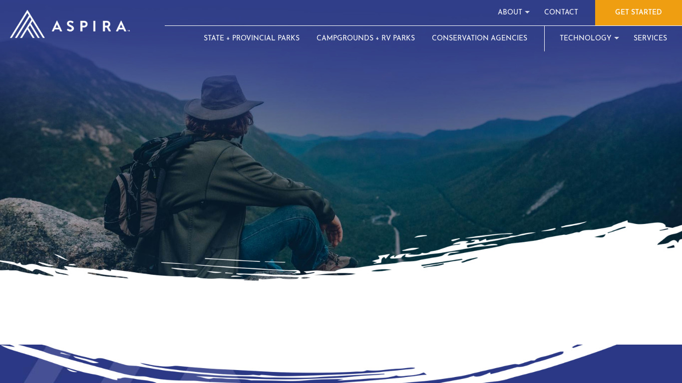 Aspira Conservation Agencies Landing page