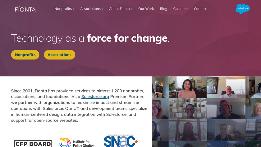 Fionta Landing Page