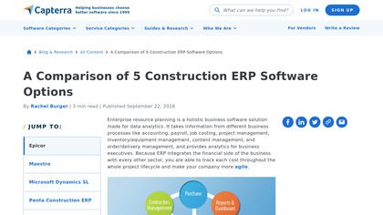 Construction ERP Software image
