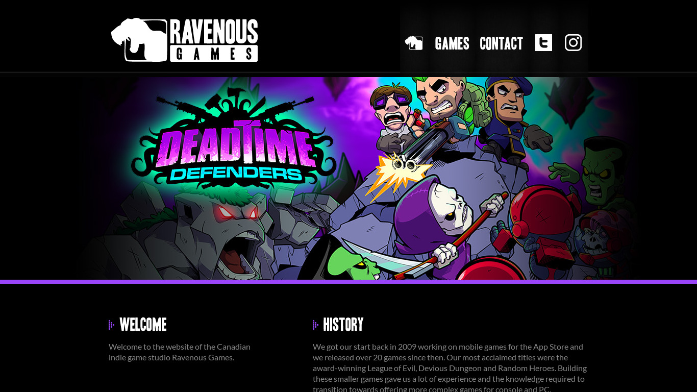 Random Heroes 3 Landing page