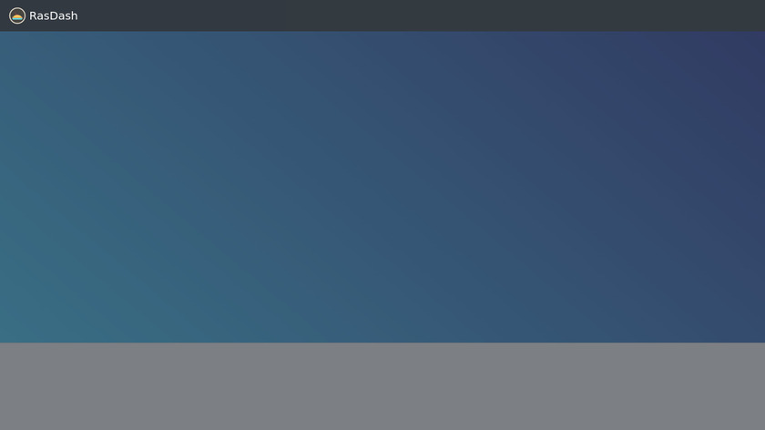 RasDash Landing Page