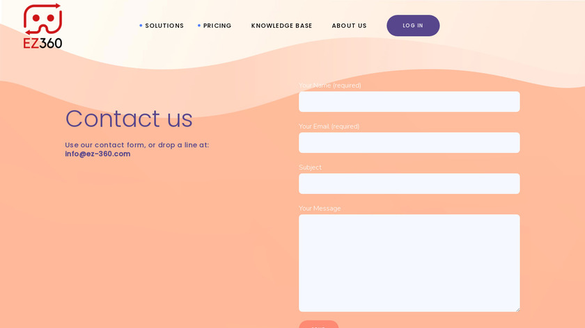 EZ360 Cloud Landing Page