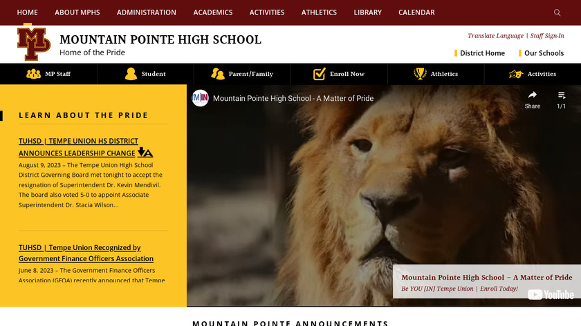 Mountain Point Landing Page