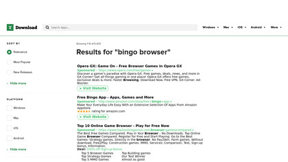 Bingo Browser image