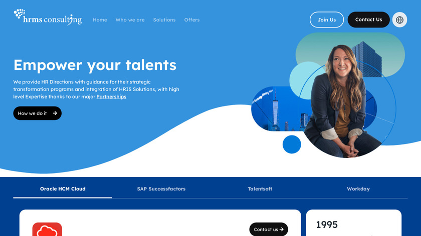 HRMS Consulting Landing Page
