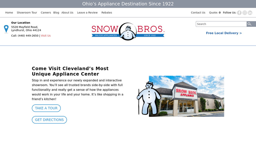 Snow Brothers Landing Page