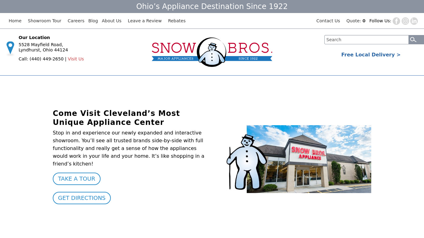 Snow Brothers Landing page
