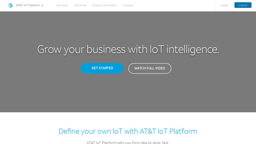 AT&T IoT Platform Landing Page