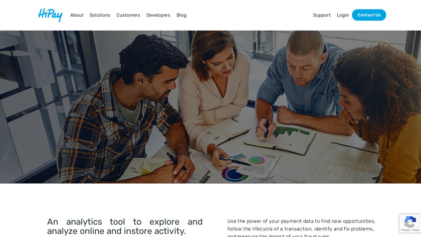 HiPay Intelligence Landing Page