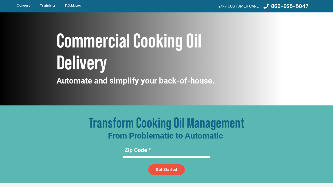 RTI Total Management Landing page