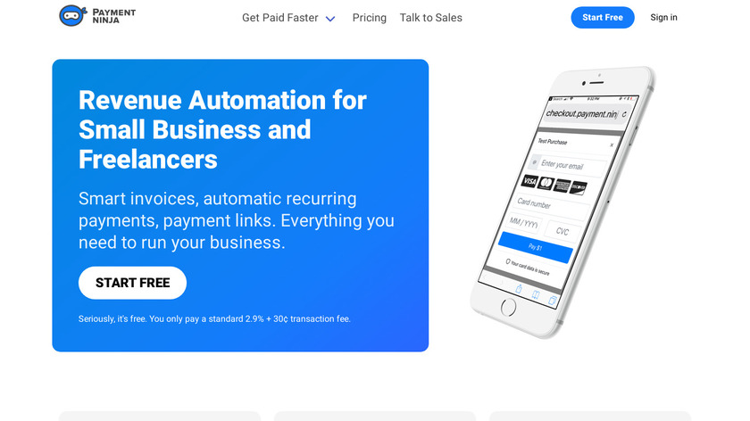 Payment.Ninja Landing Page