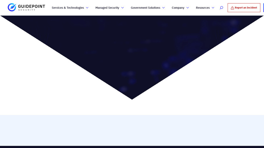 GuidePoint Security Landing Page