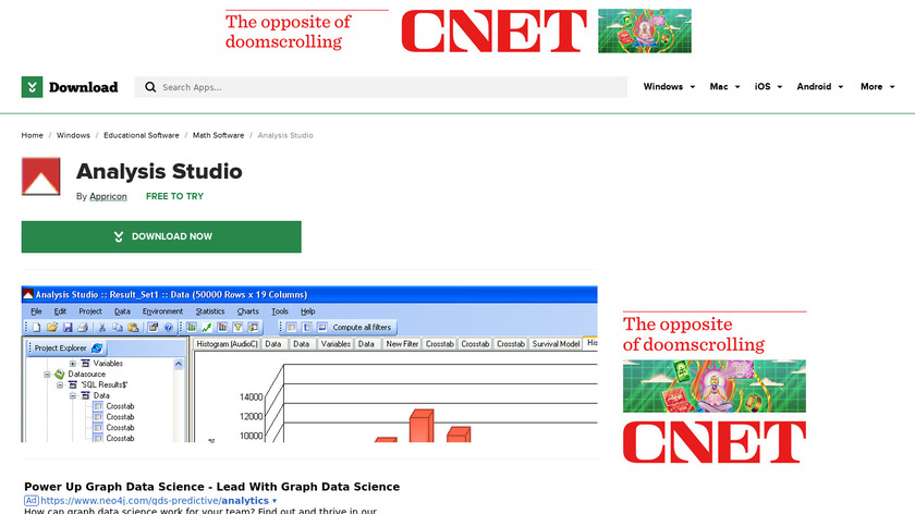 Appricon Analysis Studio Landing Page